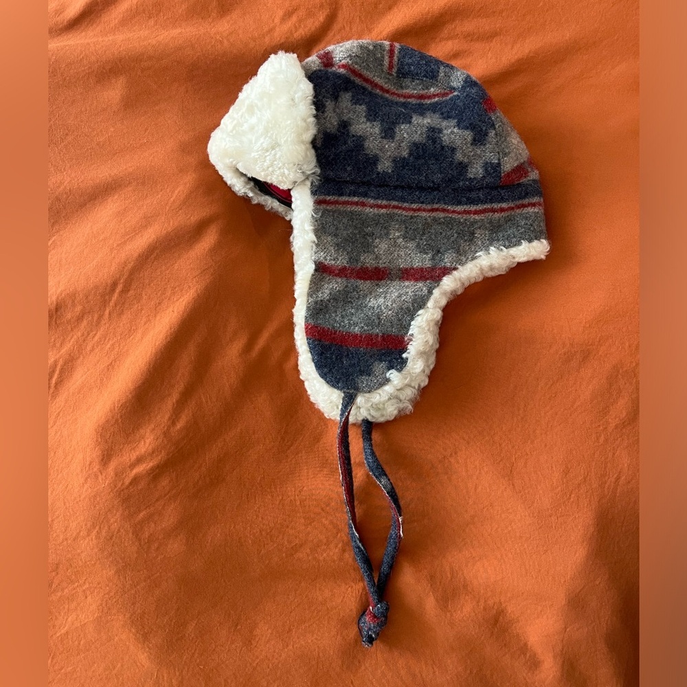 Real Wool Flap Winter Hat